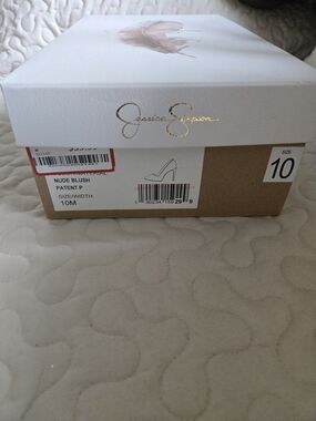 Jessica Simpson Nude Blush Patent Pumps - 10- NWT